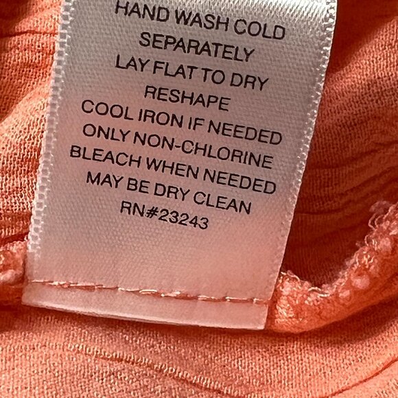 Soho New York & Company Womens Coral Wide-Leg Capri Pants Size M - Picture 6 of 13